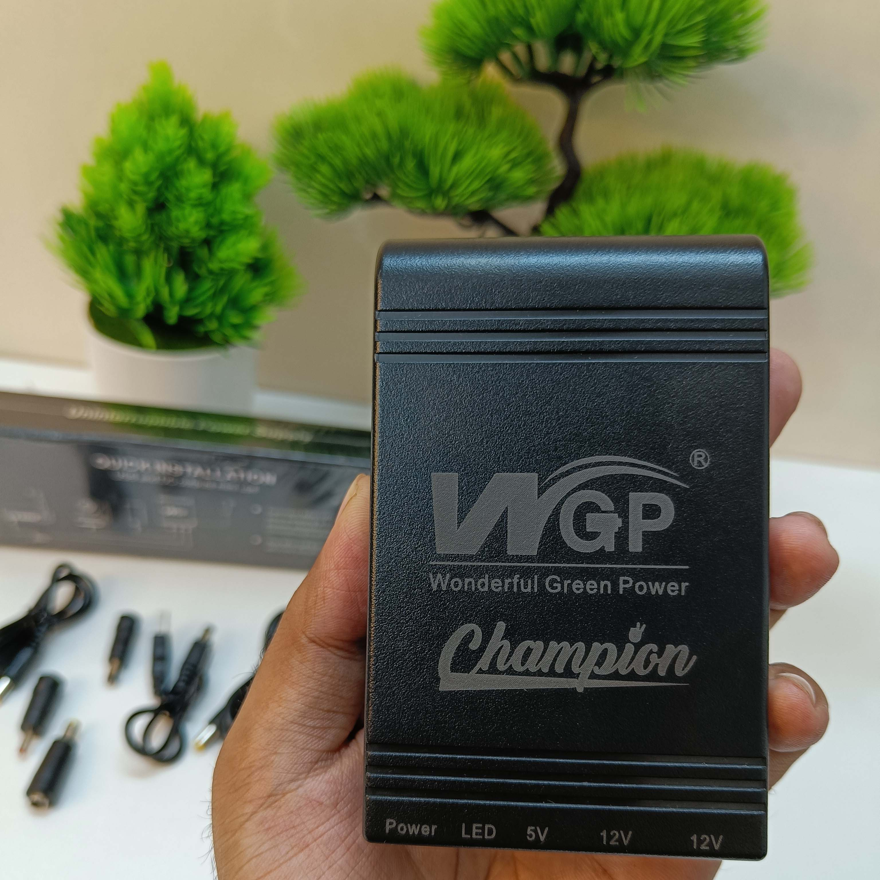 WGP Router & ONU UPS- Backup Up To 8 Hours (5V, 12V, 12V Output)